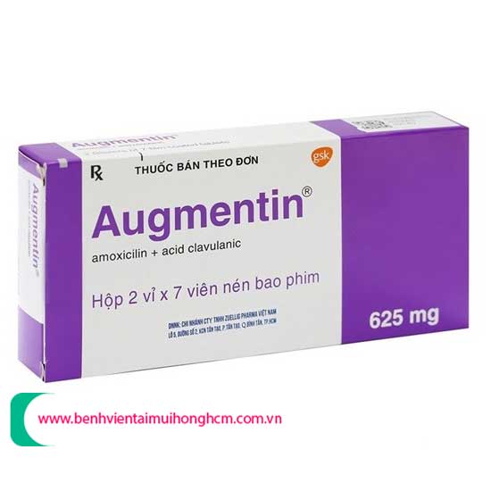 Augmentin là một kháng sinh kết hợp, có chứa amoxicillin và acid clavulanic