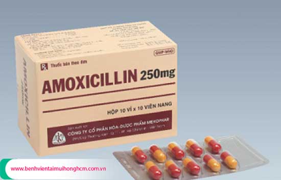 thuốc kháng sinh chữa viêm amidan hiệu quả - Amoxicillin